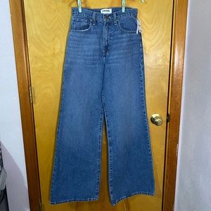 RSQ Dark Wash Wide Leg Jeans